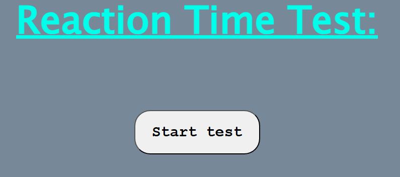 Reaction Timer